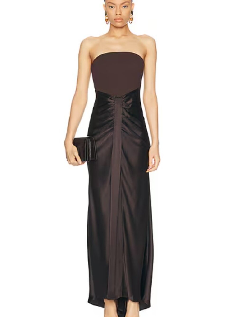 Staud Wayfaring Dress in Brown Size 6